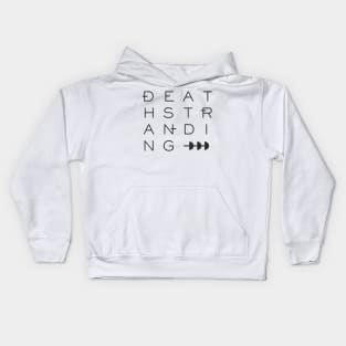 Death Stranding Title Design Kids Hoodie